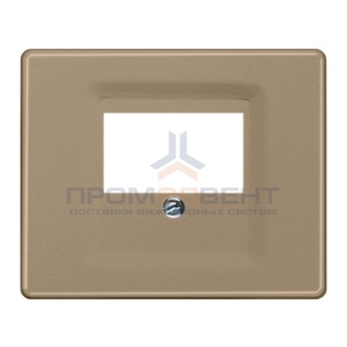 Накладка для USB зарядки и акустических розеток Jung SL500 Золотая бронза