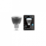 Лампа Gauss LED D35*45 3W SMD MR11 AC220-240V GU4 4100K FROST