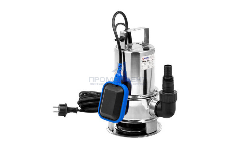 Насос дренажный Belamos Omega 40 SS - 0,40 кВт (1x230 В, Hmax 6,5 м, Qmax 142 л/мин, кабель 10м)