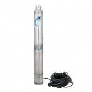 Насос скважинный Хозяин 4НГ-2.55 - 0,63 кВт (однофазный, Hmax 68 м, Qmax 75 л/м, кабель 45 м)