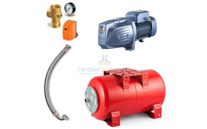 Насосная станция Pedrollo HYDROFRESH JSWm 3CH -N-24CL - 1,10кВт (Qmax 70 л/мин, 1x230В, с/х)