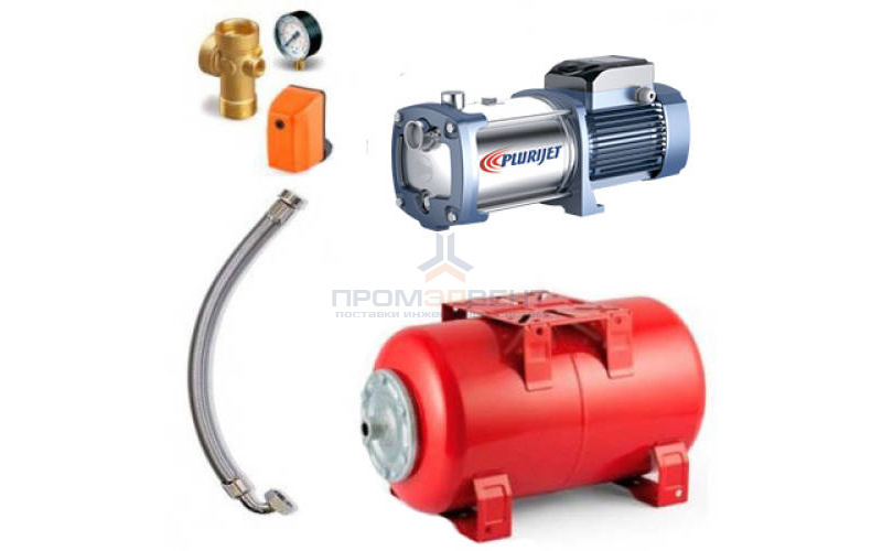 Насосная станция Pedrollo HYDROFRESH PLURIJETm 3/130-N-24CL - 1,10 кВт (Qmax 80 л/мин, с/х)