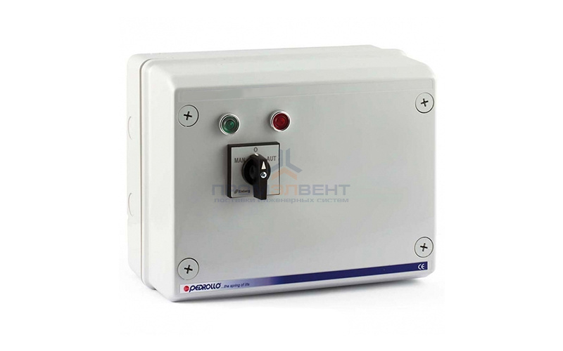 Пульт управления Pedrollo QET 100 - 0,75 кВт (трехфазный, 2,5 А)