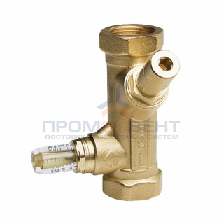 Вентиль балансировочный WATTS SRV-IG - 1"1/4 (ВР/ВР, Ду32, расход 10-80 л/мин, kvs 9, Memostop)