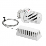 Головка термостатическая Oventrop Uni XH - M30x1.5 (0-28°C, с выносным датчиком 5 м., цвет белый)