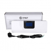 Контроллер термостатических клапанов безпроводной STOUT L-9R (на 8 зон управления + Ethernet, 230В)