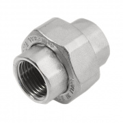 Соединение быстроразъемое (американка) латунное STOUT - 2" (ВР, никелированные)