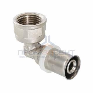 Переход на внутреннюю резьбу угловой VALTEC VTm.252 - 16 x 1/2" (прессовой, для металлопласт. труб)