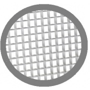 Круглая металлическая решетка сотовая СОТ-КР2