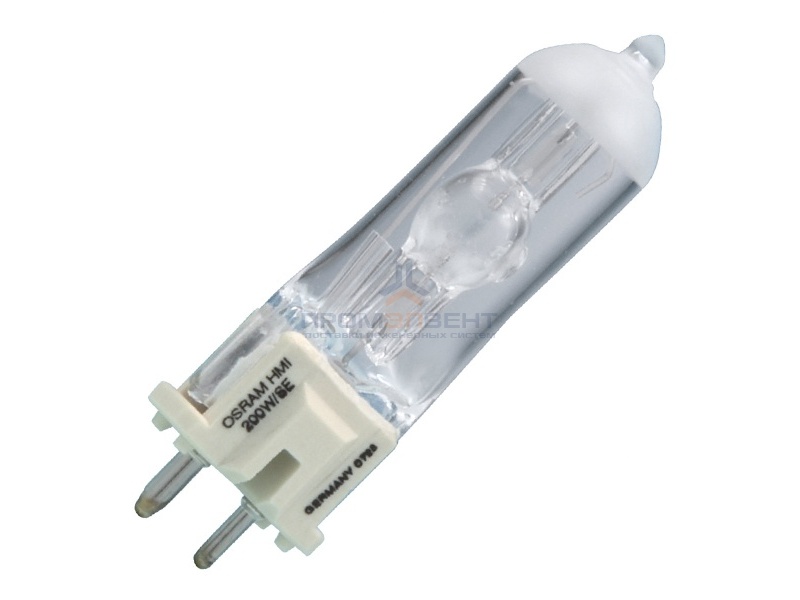 Лампа специальная металлогалогенная Osram HMI 200W/SE GZY9.5 (BA 200 SE HR/MSR 200 HR/CSR 200/SE/HR)