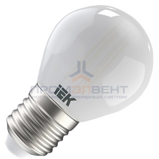 Лампа LED G45 шар матовый 7Вт 230В 4000К E27 серия 360° IEK