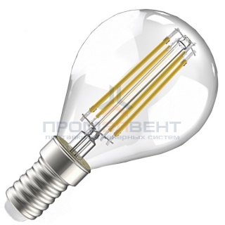 Лампа LED G45 шар прозрачный 5Вт 230В 4000К E14 серия 360° IEK