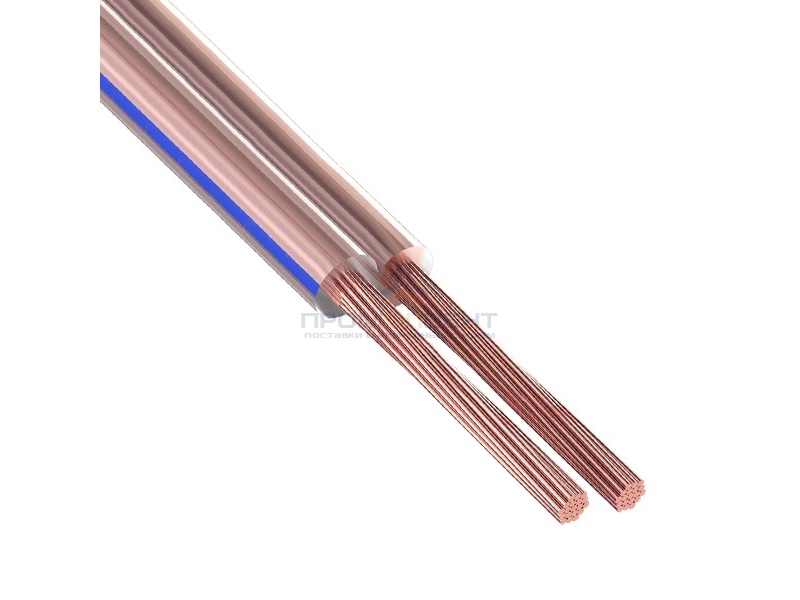 Кабель акустический 2х0,5 PROconnect BLUELINE прозрачный