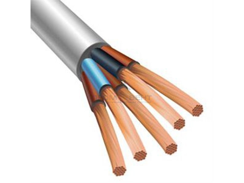 Провод соединительный ПВС 5х4,0 ГОСТ 7399 (Электрокабель НН)