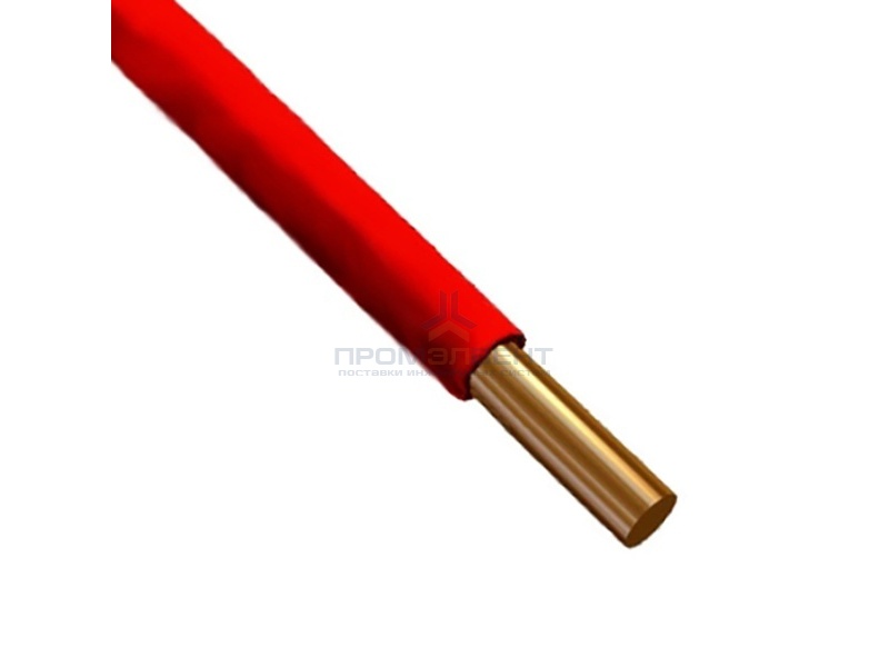 Провод установочный ПВ-1 (ПуВ) 4,0 красный ГОСТ 31947