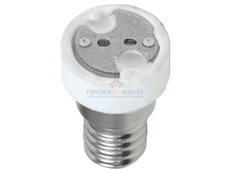 Патрон-переходник LH76 220V с G5.3 на E14 для лампы G5.3 39x22мм