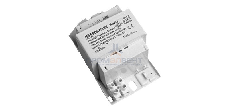 Дроссель Schwabe Hellas J 2000.592.14 380-400V 10,3A для металлогалогенных ламп 2000W