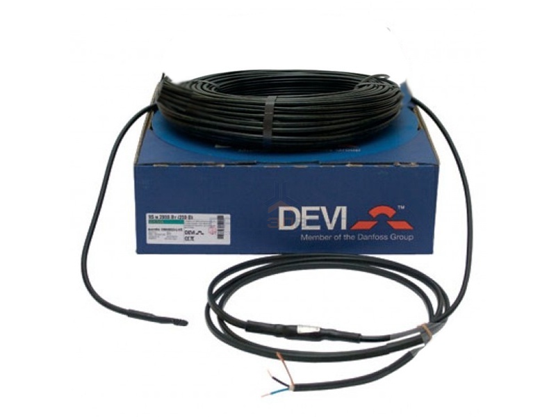 Нагревательный кабель Devi DTCE-30, 40m, 1250W, 230V