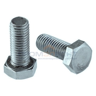 Болт М5х20 с шестигранной головкой оцинкованный DIN933