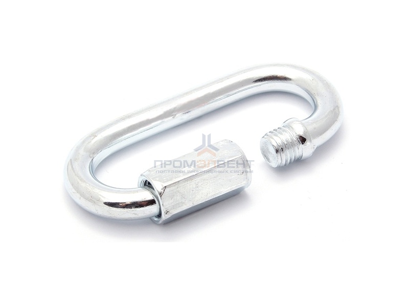 Карабин винтовой 6мм оцинкованный