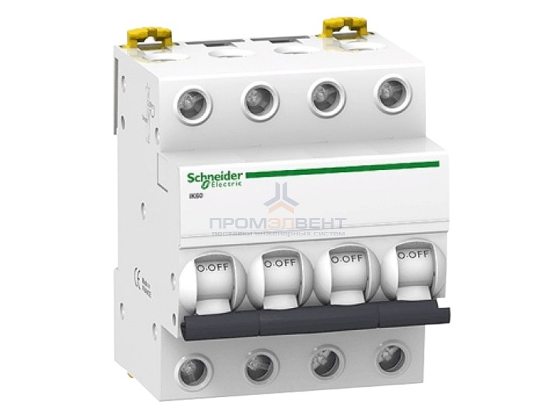 Автоматический выключатель Schneider Electric Acti 9 iK60 4П 40A 6кА C (автомат)