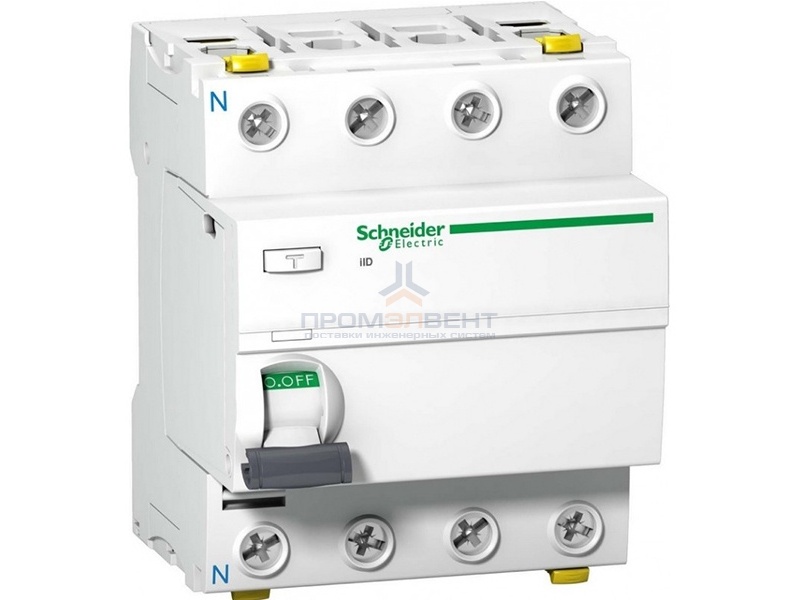 УЗО Acti 9 iID K 4П 40A 30mA AC Schneider Electric